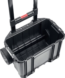 KETER  SMART ROLLING, 564 х 373 х 700 мм, (22″), набор пластиковый ящик-тележка + ящик для инструментов + ящик органайзер (38390-22) 38390-22