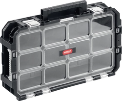 KETER  SMART ROLLING, 564 х 373 х 700 мм, (22″), набор пластиковый ящик-тележка + ящик для инструментов + ящик органайзер (38390-22) 38390-22
