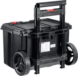 KETER  STACKNROLL, 525 х 411 х 560 мм, (21″), пластиковый ящик-тележка на колесах (38397) 38397