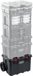 KETER  STACKNROLL, 525 х 411 х 560 мм, (21″), пластиковый ящик-тележка на колесах (38397) 38397