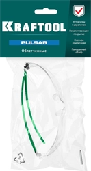 KRAFTOOL  PULSAR, открытого типа, прозрачные, увеличенная линза устойчивая к запотеванию, панорамные защитные очки (110460) 110460