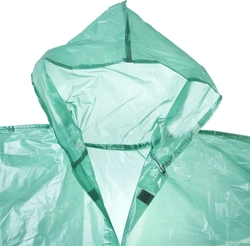 STAYER  полиэтилен, зеленый, S-XL, 50 микрон, плащ-дождевик (11610) 11610