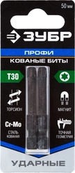 ЗУБР  TX 30, 50 мм, 2 шт, ударные биты, Профессионал (26025-30-50-S2) 26025-30-50-S2