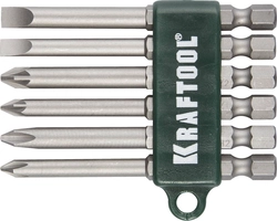 KRAFTOOL  KraftMax, 6 шт, набор бит (26061-H6) 26061-H6
