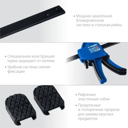 ЗУБР  ППС-30/85, 300 х 85 мм, пистолетная струбцина, Профессионал (32241-30) 32241-30