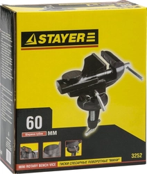 STAYER  60 мм, настольные тиски для точных работ, Professional (3252) 3252