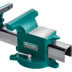 KRAFTOOL  Steel, 200 мм, стальные слесарные тиски (32701-200) 32701-200