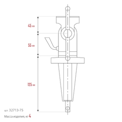 KRAFTOOL  Mini, 65 мм, стальные настольные тиски (32713-75) 32713-75