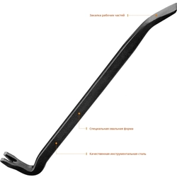 STAYER  Hercules, 450 мм, 22 х 12 мм, усиленный лом-гвоздодер, Professional (21643-45) 21643-45