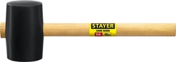 STAYER  340 г, чёрная резиновая киянка (20505-55) 20505-55