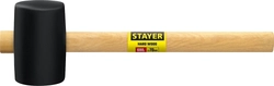 STAYER  680 г, чёрная резиновая киянка (20505-75) 20505-75