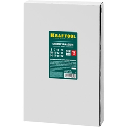 KRAFTOOL  12 шт, 6 - 22 мм, набор комбинированных гаечных ключей (27079-H12E) 27079-H12E
