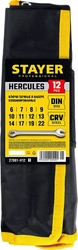 STAYER  HERCULES, 12 шт, 6 - 22 мм, набор комбинированных гаечных ключей, Professional (27081-H12) 27081-H12_z01