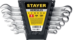 STAYER  HERCULES, 6 шт, 6 - 14 мм, набор комбинированных гаечных ключей, Professional (27085-H6) 27085-H6_z01