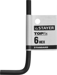 STAYER  6 мм, имбусовый ключ (27405-6) 27405-6