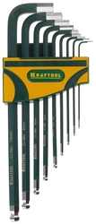 KRAFTOOL  9 шт, набор длинных имбусовых ключей (27445-H9) 27445-H9