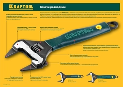 KRAFTOOL  SlimWide Ultra, 200/38 мм, разводной ключ (27263-20) 27263-20
