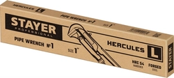 STAYER  Hercules-L, №1, 1″, 330 мм, трубный ключ с прямыми губками (27331-1) 27331-1