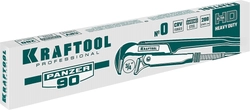 KRAFTOOL  PANZER-90, №0, 3/4″, 280 мм, трубный ключ с прямыми губками (2734-05) 2734-05_z02