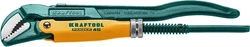 KRAFTOOL  PANZER-45, №0, 1/2″, 240 мм, трубный ключ с изогнутыми губками (2735-05) 2735-05_z02
