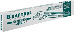 KRAFTOOL  PANZER-45, №0, 1/2″, 240 мм, трубный ключ с изогнутыми губками (2735-05) 2735-05_z02