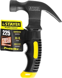 STAYER  Compact, 225 г, столярный укороченный молоток-гвоздодёр, Professional (2026-225) 2026-225