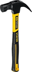 STAYER  Hercules-M, 450 г, молоток-гвоздодёр столярный с фиберглассовой рукояткой, Professional (2027-450) 2027-450_z01