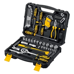 STAYER  UNIVERSAL 83, 83 предм., (1/2″+ 1/4″), универсальный набор инструмента, Professional (27710-H83) 27710-H83