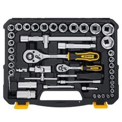 STAYER  AUTO 94, 94 предм., (1/2″+1/4″), универсальный набор инструмента, Professional (27760-H94) 27760-H94_z01