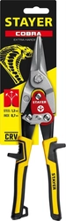 STAYER  Cobra, 250 мм, прямые ножницы по металлу (23055-S) 23055-S_z01