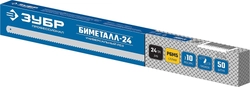 ЗУБР  Биметтал-24, 24 TPI, 300 мм, Биметаллическое полотно по металлу, Профессионал (15855-24) 15855-24
