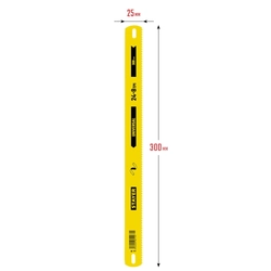 STAYER  Universal, 8 + 24 TPI, 25 х 300 мм, 1 шт, коробка 50 шт, универсальное двустороннее широкое полотно по дереву и металлу (1591) 1591_z01