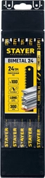 STAYER  Bimetal-24, 24 TPI, 300 мм, 1 шт, биметталическое полотно по металлу, Professional (15932-24) 15932-24