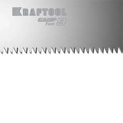 KRAFTOOL  Camp Fast 9, 250 мм, ножовка для быстрого реза сырой древесины (15218) 15218