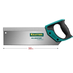 KRAFTOOL  Alligator Tenon 15, 300 мм, ножовка с обушком для стусла (15228-30) 15228-30