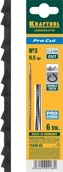 KRAFTOOL  Pro Cut, 130 мм, 6 шт, полотна для лобзика (15340-03) 15340-03