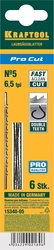 KRAFTOOL  Pro Cut, 130 мм, 6 шт, полотна для лобзика (15340-05) 15340-05