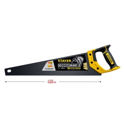 STAYER  Cobra Black, 450 мм, универсальная ножовка, Professional (2-15081-45) 2-15081-45_z01