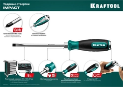 KRAFTOOL  Impact PH2, ударная отвертка (250034-2) 250034-2