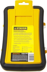 STAYER  T-Compact-43, 43 предм., реверсивная отвертка с насадками (25084-H43) 25084-H43