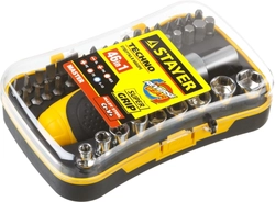 STAYER  Compact-46, 46 предм., реверсивная отвертка с насадками (25084-H46) 25084-H46