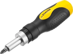 STAYER  Compact-46, 46 предм., реверсивная отвертка с насадками (25084-H46) 25084-H46