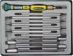 KRAFTOOL  Precision-20, 12 предм., отвертка для точных работ (25611-H12) 25611-H12