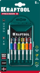 KRAFTOOL  Precision-6, 6 предм., отвертка для точных работ (25679) 25679