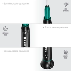 KRAFTOOL  Precision, Hex2.0, отвертка  для точных работ (25685-2.0) 25685-2.0