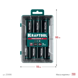 KRAFTOOL  Precision 7, 7 предм., Набор отверток (25686) 25686