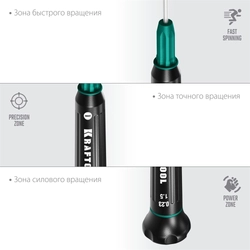 KRAFTOOL  Precision-12, 12 предм., для точных работ, набор отверток (25689) 25689