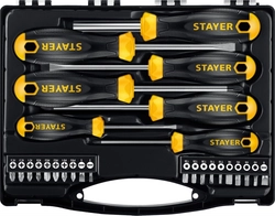 STAYER  Hercules-K27, 27 предм., набор отверток с насадками (25827) 25827