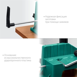 KRAFTOOL  Alligator 3D, 600 мм, стусло прецизионное поворотно-наклонное (15451-600) 15451-600
