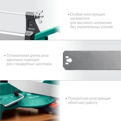 KRAFTOOL  Alligator 3D, 600 мм, стусло прецизионное поворотно-наклонное (15451-600) 15451-600